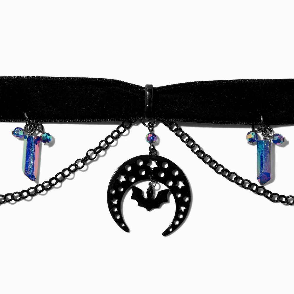 Witch Celestial Black Choker Necklace