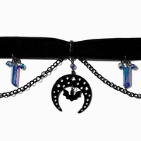 Witch Celestial Black Choker Necklace