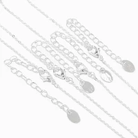 Silver Best Friends Happy Daisy Pendant Necklaces - 4 Pack