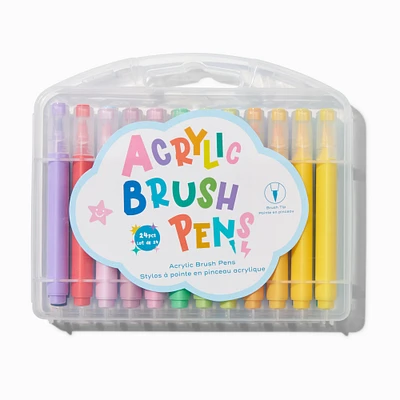 Acrylic Brush Pen Set - 24 Pack