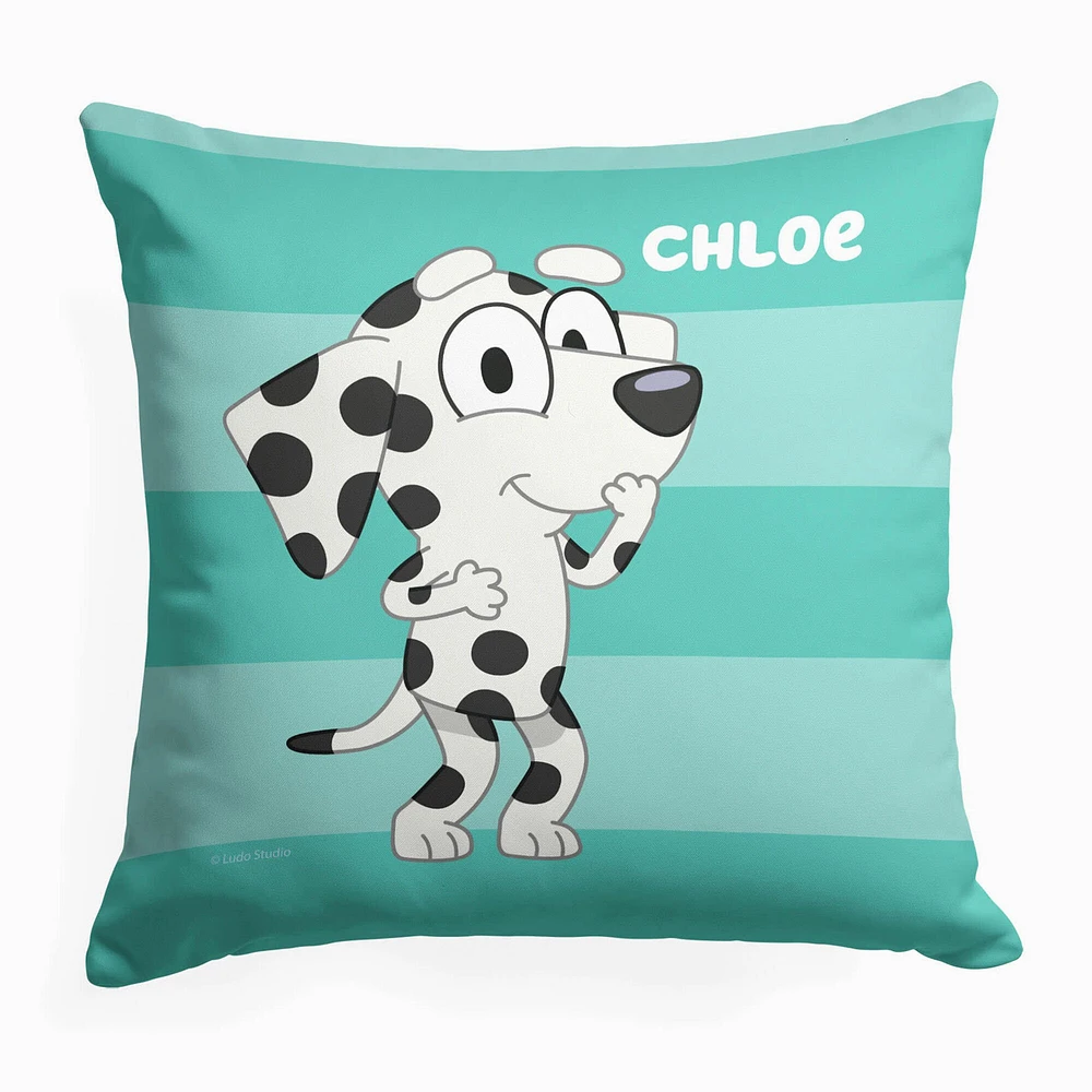 Bluey Roll Call Chloe Printed Throw Pillow (ds)