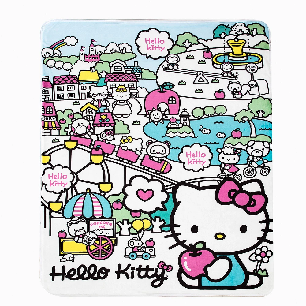 Hello Kitty® Oversized Silk Touch Sherpa Throw Blanket