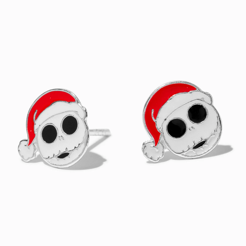 The Nightmare Before Christmas™ 30th Anniversary Sterling Silver Enamel Christmas Stud Earrings