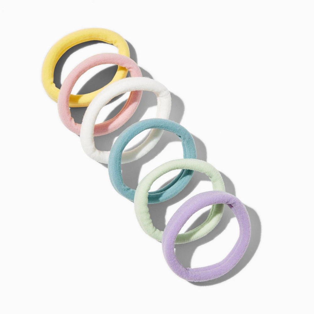 Pastel Full Hair XL Rolled Hair Ties - 6 Pack