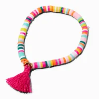 Claire's Club Fimo Clay Rainbow Tassel Jewelry Set - 2 Pack