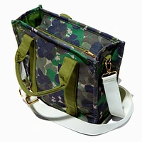 Camouflage Crossbody Tote Bag