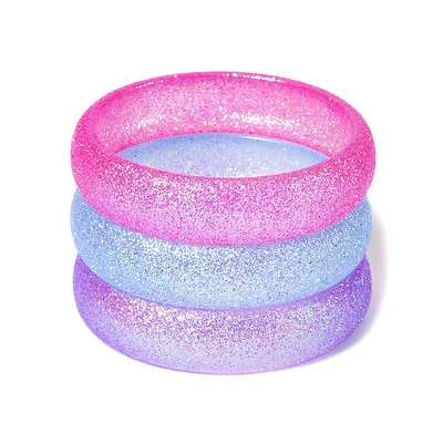 Claire's Club Glitter Bangle Bracelets