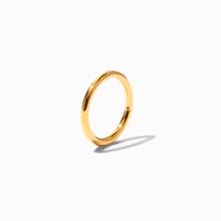 18kt Gold Plated 18G Titanium Hoop Nose Ring
