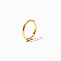 18k Gold Plated Titanium 18G Hoop Nose Ring