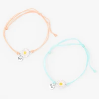 Best Friends Daisy Adjustable Bracelets - 2 Pack