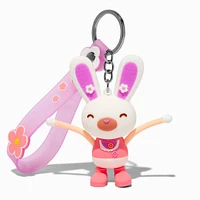 Bunny Stretchy Limbs Wristlet Keychain