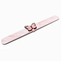 Pink Butterfly Slap Bracelet