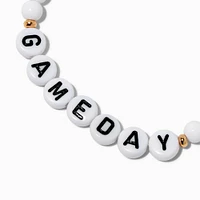 Red & Yellow ''Gameday'' Beaded Stretch Bracelet