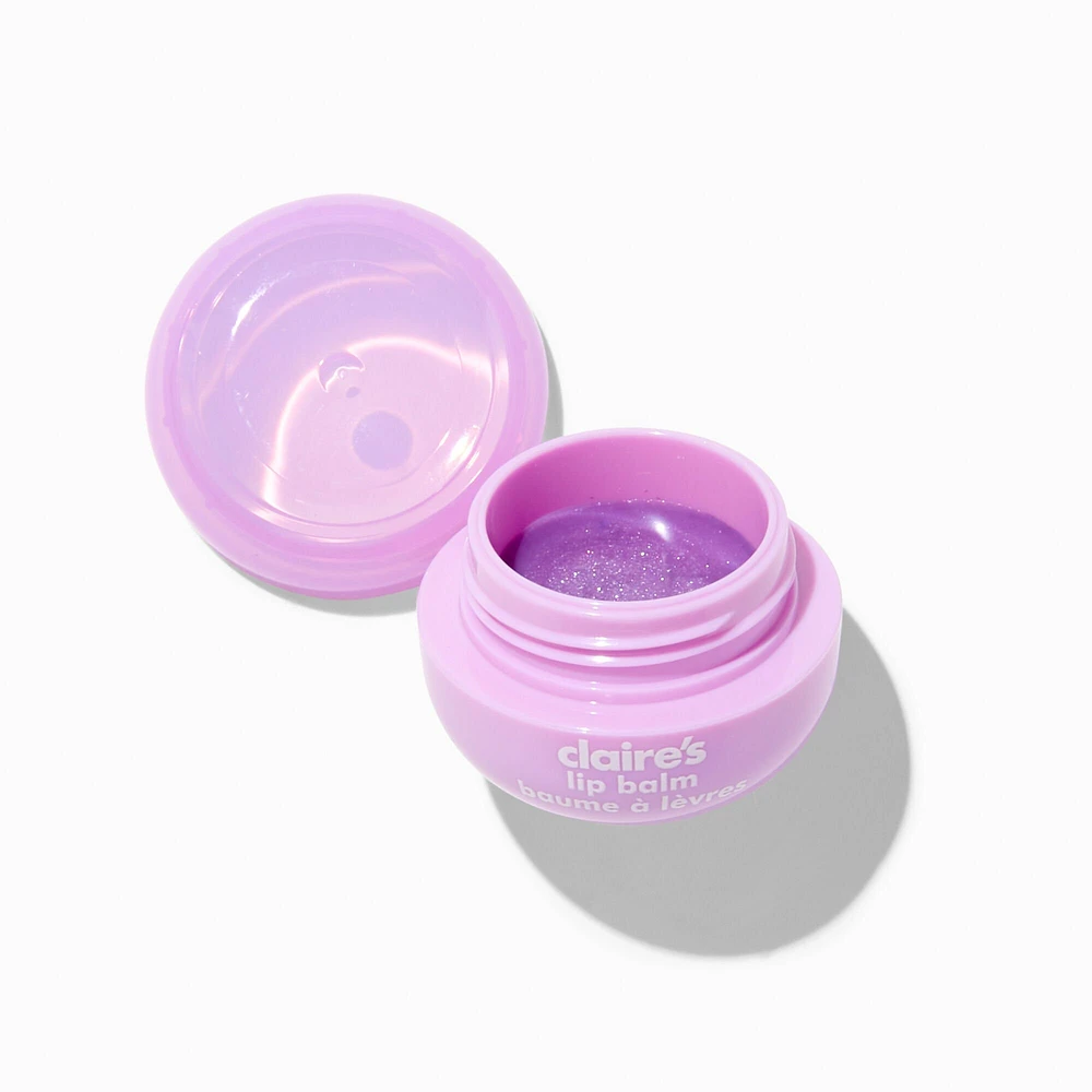 Grape Bear Carabiner Lip Balm Keychain