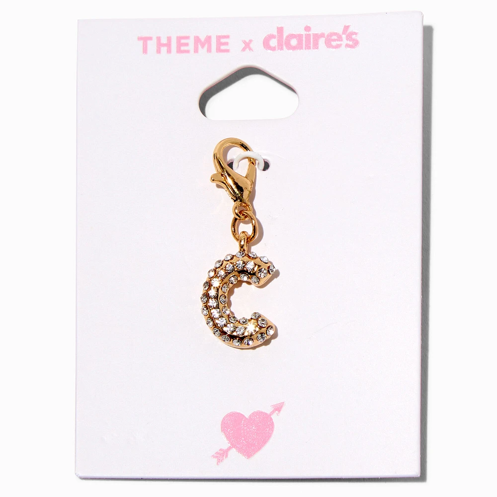 T H E M E x Claire's Gold-tone C Initial Charm