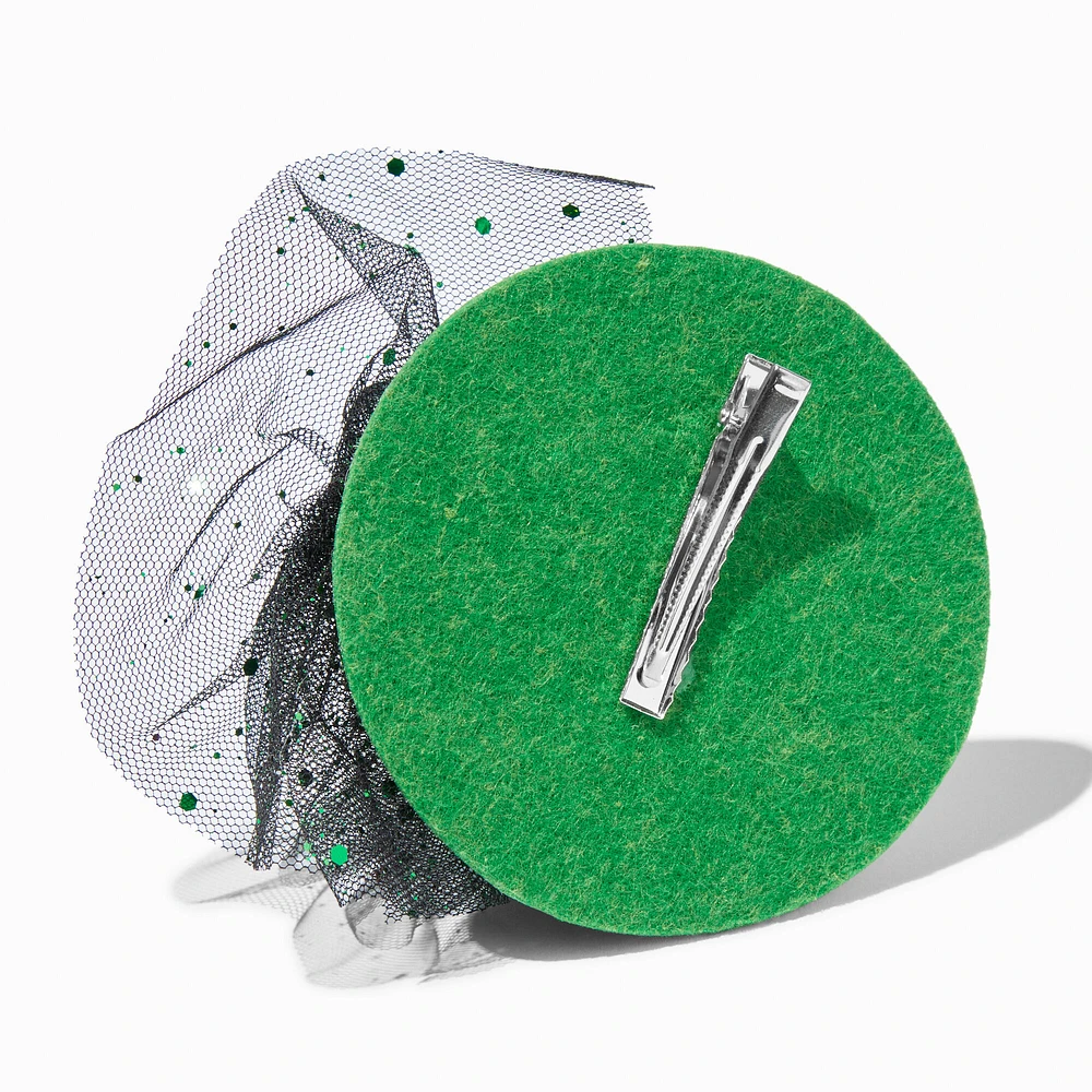 Sequin Leprechaun Hat Hair Clip