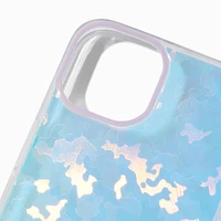 Holographic Blue Wavy Phone Case - Fits iPhone® 13/14/15