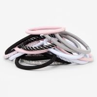 Claire's Club Edgy Lurex Hair Ties - 18 Pack