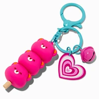 Pink Bear Trio Treat Keychain