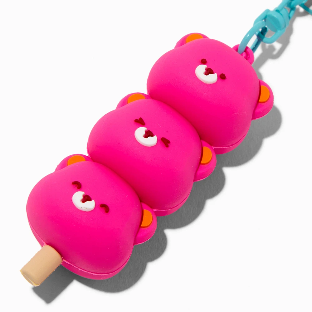 Pink Bear Trio Treat Keychain