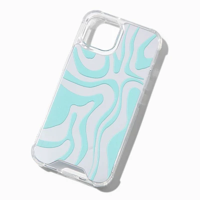 Mirrored Swirls Protective Phone Case - Fits iPhone® 13/14/15