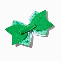 St. Patrick's Day Shamrock Hair Bow Clip