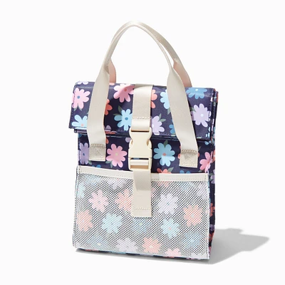 Pastel Daisy Blue Lunch Box