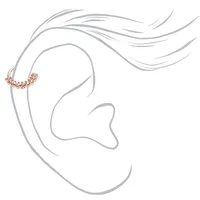 Mixed Metal 18G Crystal Luxe Cartilage Hoop Earrings - 3 Pack