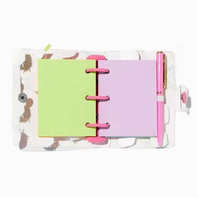 Claire's Cute Varsity Pink Sketchbook