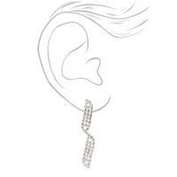 Silver Rhinestone Waves Jewelry Set - 2 Pack