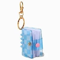 Checkered Mini Diary Keychain