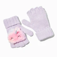 Claire's Club Ombre Unicorn Convertible Gloves