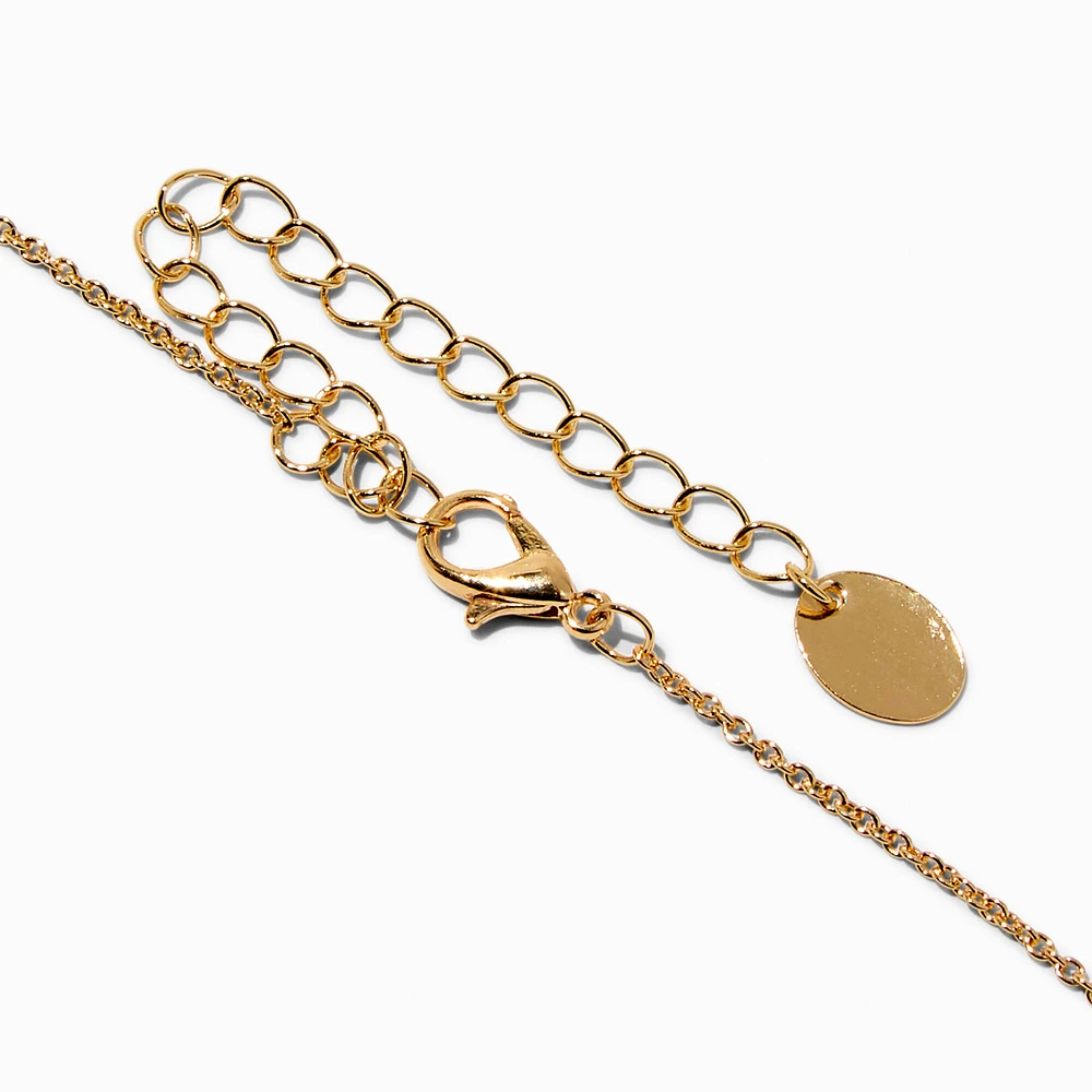 Claire's Club Gold-tone Cross Necklace