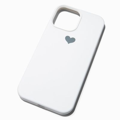 White Heart Phone Case - Fits iPhone 13 Pro Max