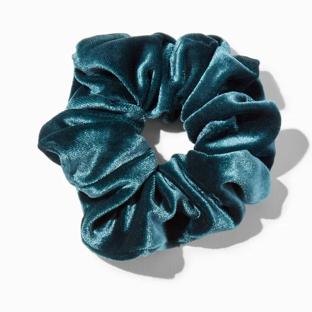 Claire's Small Pleated Scarf Hair Scrunchie