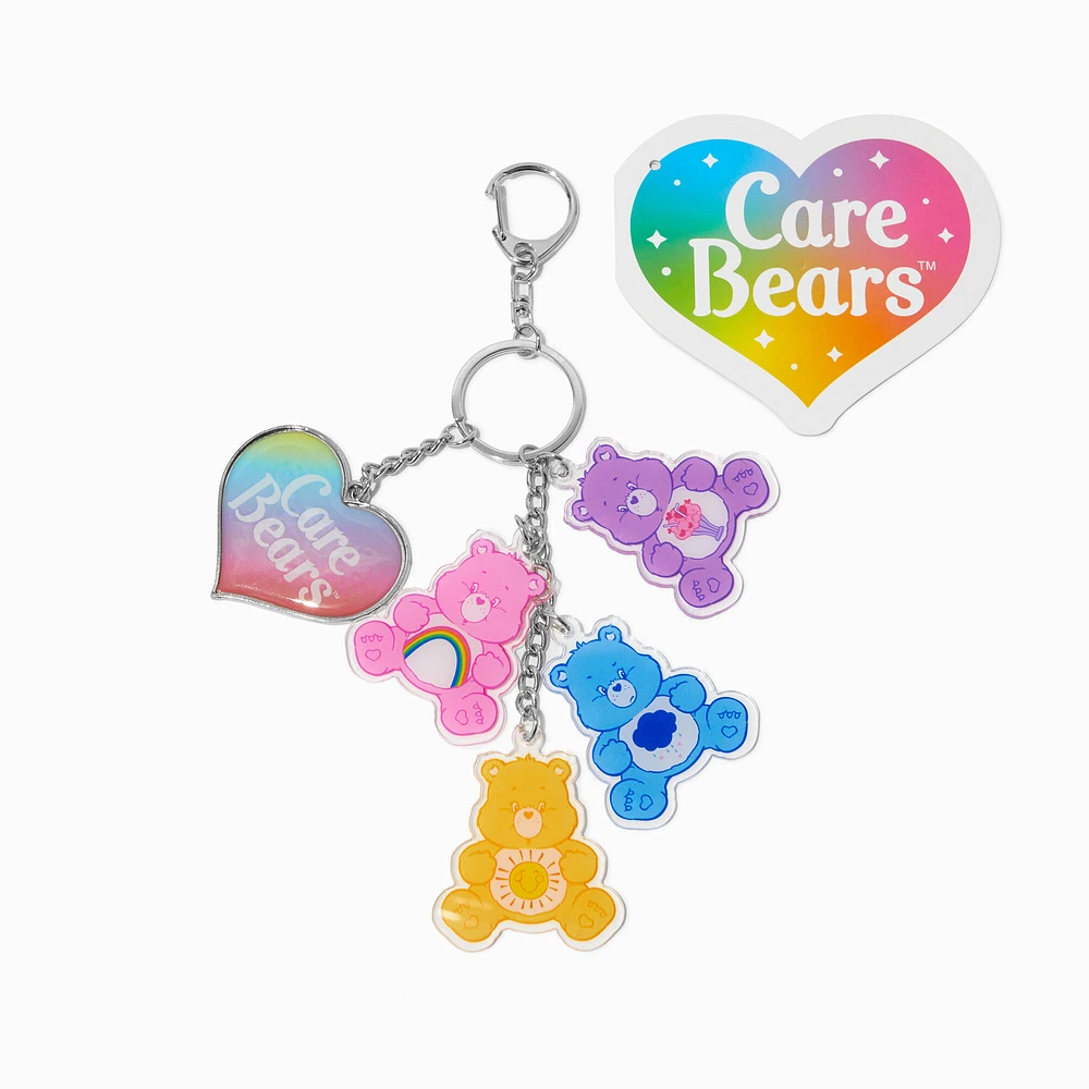 Care Bears™ Rainbow Multi Charm Keychain