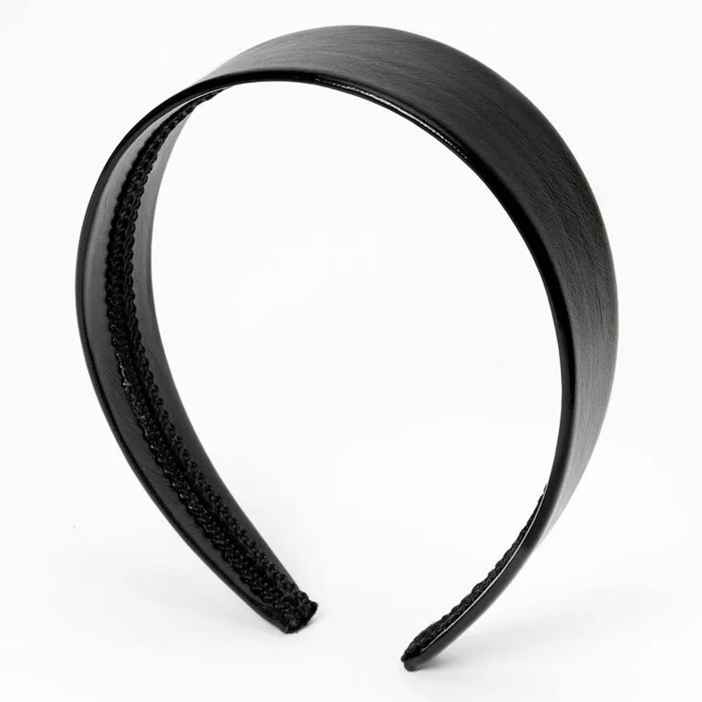 PU Thin Headband - Black