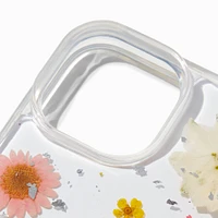 Daisy Ring Holder Pressed Flowers Phone Case - Fits iPhone® 13/14/15