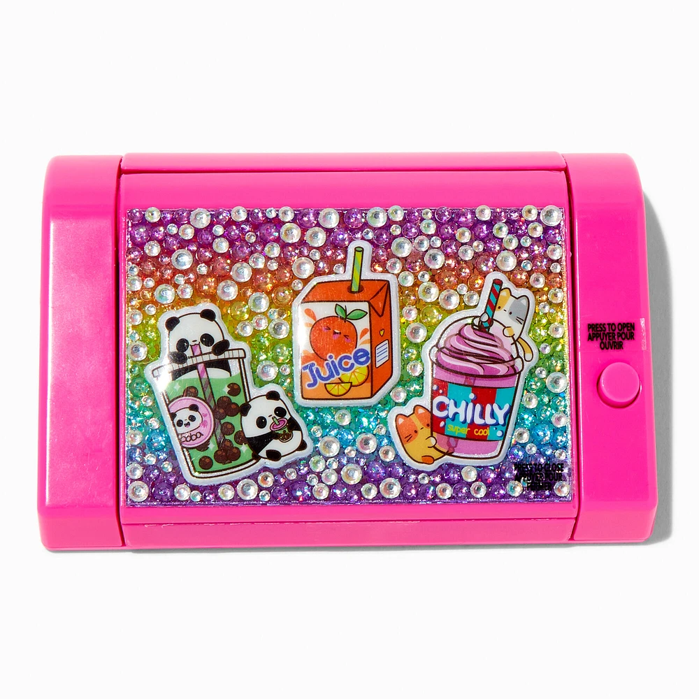 Critter Drinks Bling Pink Mechanical Lip Gloss Set