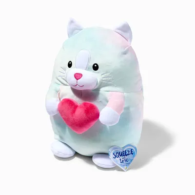 Squeeze With Love™ 22'' Valentine's Day Pastel Cat Plush Toy