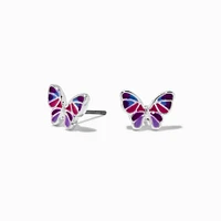 Mini UV Color-Changing Butterfly Stud Earrings