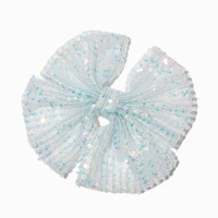 Claire's Club Light Blue Sequin Bow Hair Clip