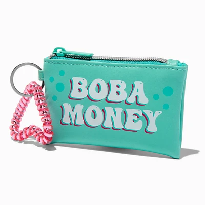 "Boba Money" Wristlet Coin Purse