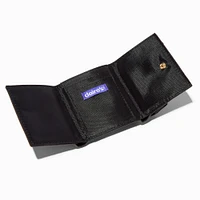 Heart Black Trifold Wallet