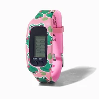 Pink Frog LED Activity Watch