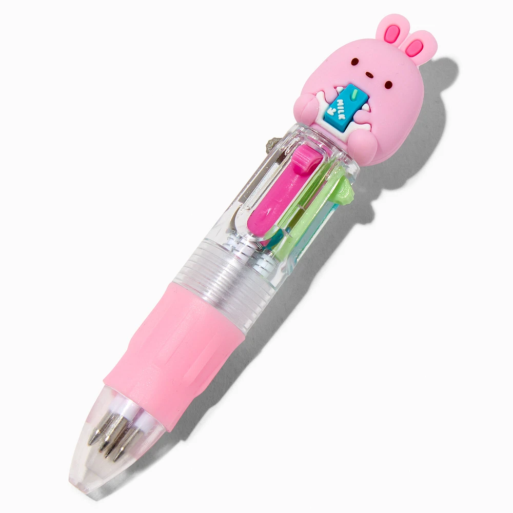 Pink Bunny Multicolored Pen