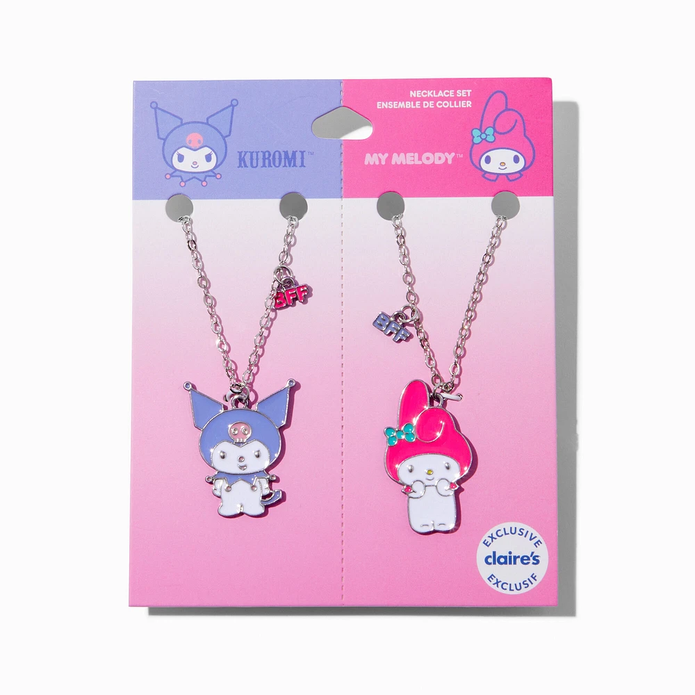 Sanrio® Claire's Exclusive My Melody® & Kuromi® BFF Necklace Set - 2 Pack