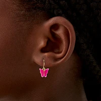 Glow in the Dark Butterfly 1" Drop Earrings - 3 Pack