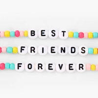 Best Friends Forever Beaded Bracelets - 3 Pack