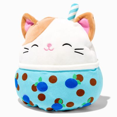 Squishmallows™ Claire's Exclusive 8" Boba Tea Cat Flip-A-Mallows Plush Toy